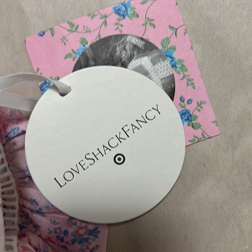 NWT LOVESHACKFANCY x TARGET CAMILLE FLORAL DRESS XXS - Picture 7 of 9